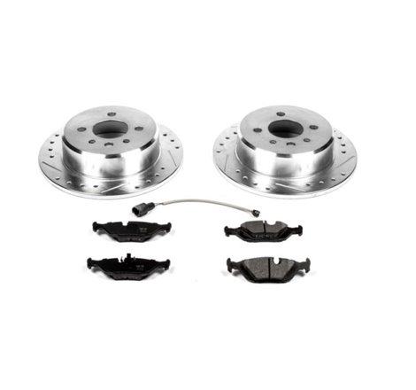 Power Stop 91-92 BMW 318i Rear Z23 Evolution Sport Brake Kit