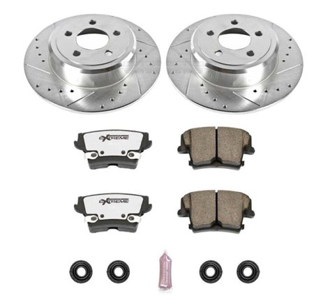 Power Stop 05-19 Chrysler 300 Rear Z26 Street Warrior Brake Kit