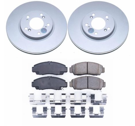 Power Stop 99-04 Acura RL Front Z17 Evolution Geomet Coated Brake Kit