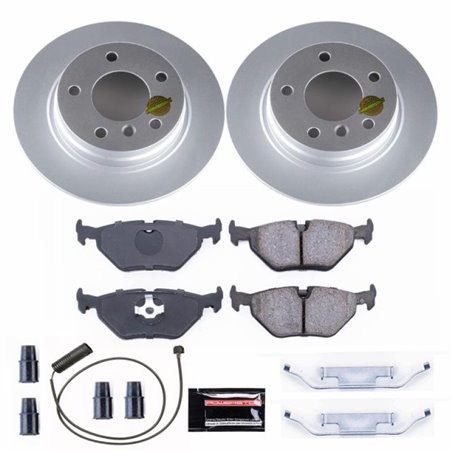 Power Stop 92-98 BMW 318i Rear Z23 Evolution Sport Coated Brake Kit