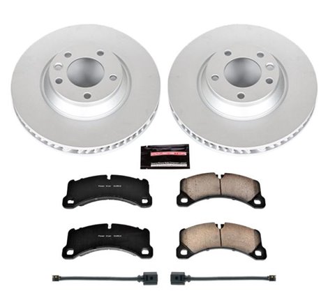 Power Stop 11-18 Porsche Cayenne Front Z23 Evolution Sport Coated Brake Kit