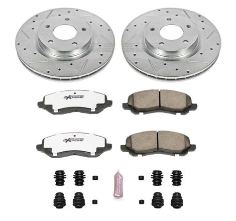 Power Stop 11-14 Chrysler 200 Front Z26 Street Warrior Brake Kit