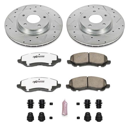 Power Stop 11-14 Chrysler 200 Front Z26 Street Warrior Brake Kit