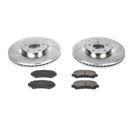 Power Stop 09-14 Nissan Maxima Front Z23 Evolution Sport Brake Kit