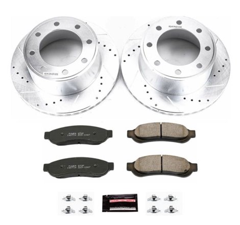 Power Stop 07-10 Ford F-250 Super Duty Rear Z23 Evolution Sport Brake Kit