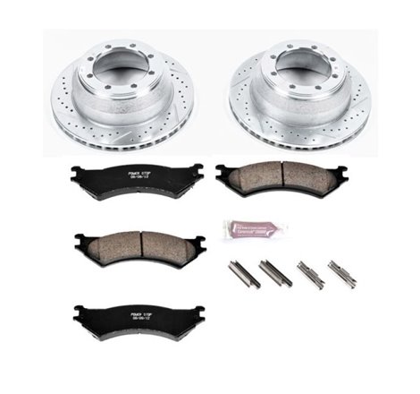 Power Stop 03-05 Ford E-350 Club Wagon Rear Z23 Evolution Sport Brake Kit