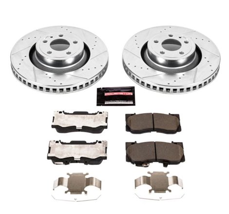 Power Stop 15-19 Ford Mustang Front Z23 Evolution Sport Brake Kit