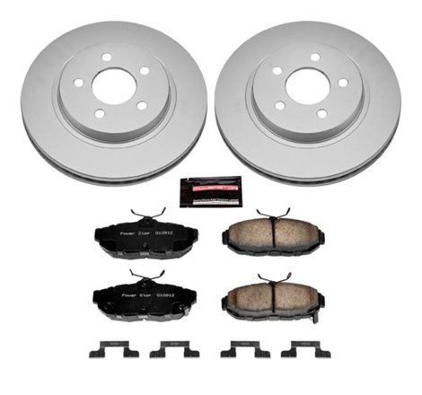 Power Stop 11-14 Ford Mustang Rear Z17 Evolution Geomet Coated Brake Kit