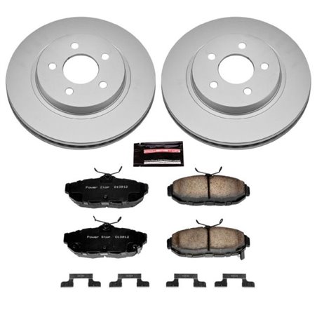 Power Stop 11-14 Ford Mustang Rear Z17 Evolution Geomet Coated Brake Kit