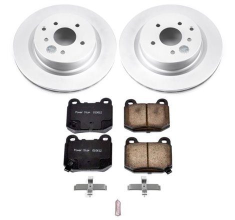 Power Stop 03-04 Infiniti G35 Rear Z17 Evolution Geomet Coated Brake Kit