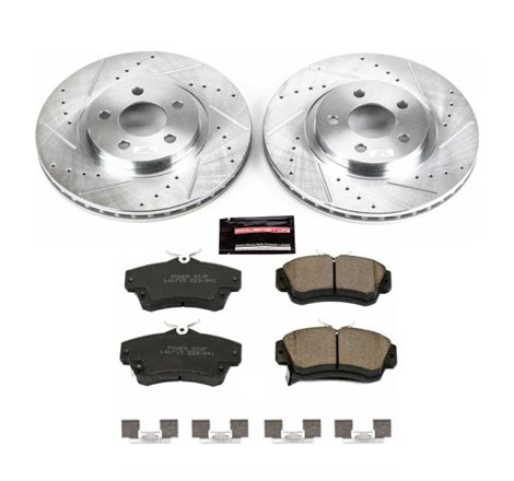 Power Stop 01-10 Chrysler PT Cruiser Front Z23 Evolution Sport Brake Kit