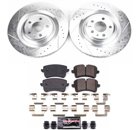 Power Stop 16-18 Audi A7 Quattro Rear Z23 Evolution Sport Brake Kit