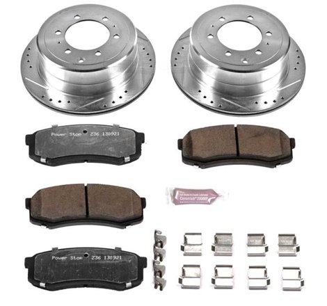 Power Stop 96-97 Lexus LX450 Rear Z36 Truck & Tow Brake Kit