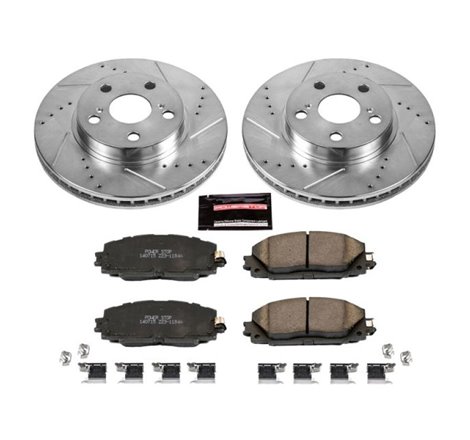 Power Stop 11-17 Lexus CT200h Front Z23 Evolution Sport Brake Kit