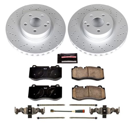 Power Stop 07-08 Mercedes-Benz CL550 Front Z23 Evolution Sport Coated Brake Kit