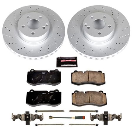 Power Stop 07-08 Mercedes-Benz CL550 Front Z23 Evolution Sport Coated Brake Kit