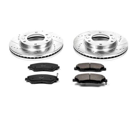 Power Stop 07-08 Hyundai Entourage Front Z23 Evolution Sport Brake Kit