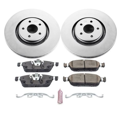 Power Stop 15-18 Ford Focus Front Z17 Evolution Geomet Coated Brake Kit