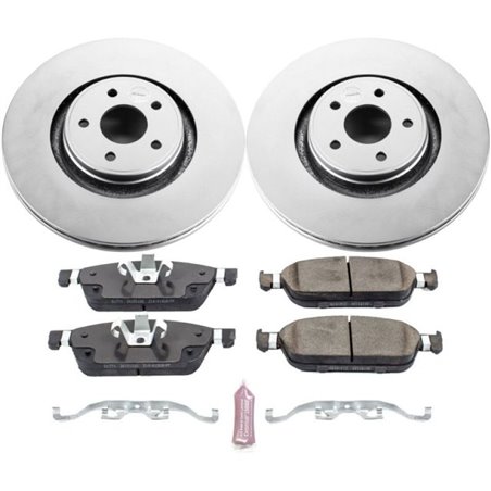 Power Stop 15-18 Ford Focus Front Z17 Evolution Geomet Coated Brake Kit