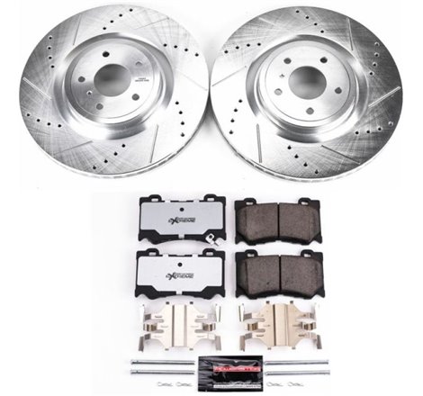 Power Stop 09-13 Infiniti FX50 Front Z26 Street Warrior Brake Kit