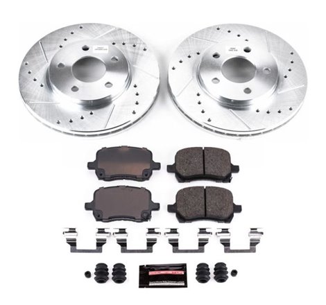 Power Stop 04-08 Chevrolet Malibu Front Z23 Evolution Sport Brake Kit