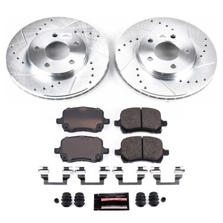 Power Stop 04-08 Chevrolet Malibu Front Z23 Evolution Sport Brake Kit