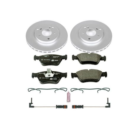 Power Stop 99-00 Mercedes-Benz C230 Front Euro-Stop Brake Kit