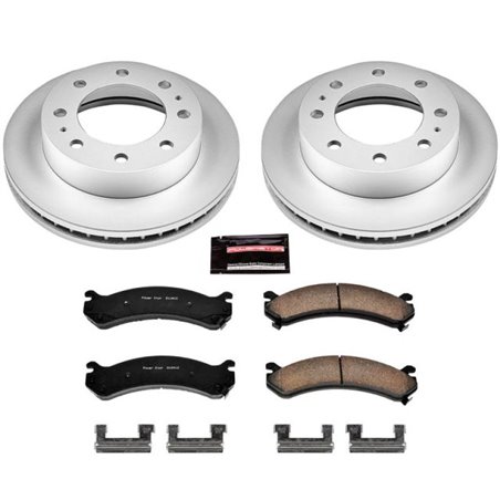 Power Stop 02-04 Chevrolet Avalanche 2500 Front Z17 Evolution Geomet Coated Brake Kit