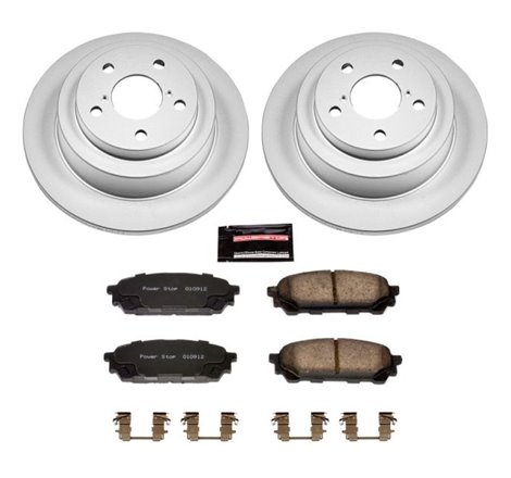 Power Stop 05-06 Saab 9-2X Rear Z17 Evolution Geomet Coated Brake Kit