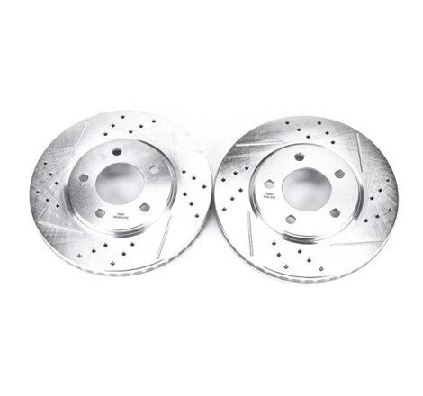 Power Stop 01-07 Chrysler Town & Country Front Evolution Drilled & Slotted Rotors - Pair