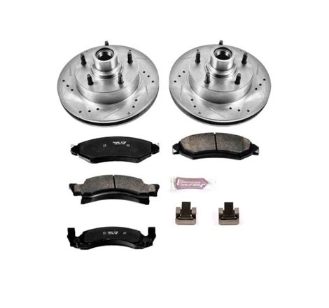 Power Stop 1986 Ford E-150 Front Z23 Evolution Sport Brake Kit