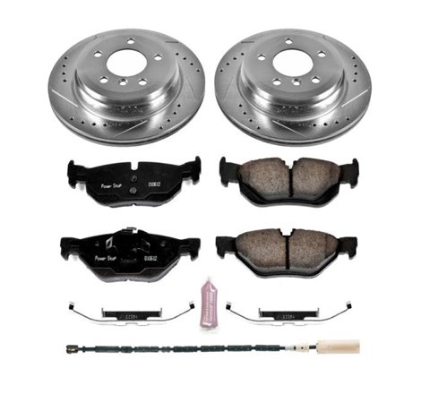 Power Stop 13-15 BMW X1 Rear Z23 Evolution Sport Brake Kit