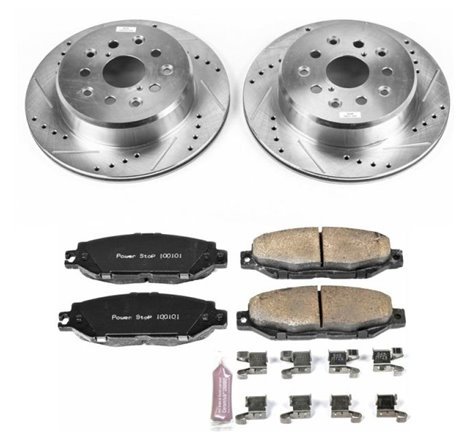 Power Stop 99-00 Lexus SC300 Rear Z23 Evolution Sport Brake Kit