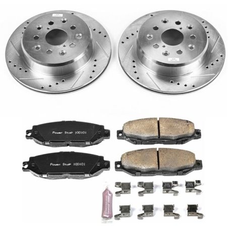 Power Stop 99-00 Lexus SC300 Rear Z23 Evolution Sport Brake Kit