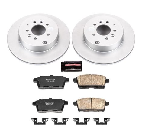 Power Stop 07-15 Mazda CX-9 Rear Z17 Evolution Geomet Coated Brake Kit