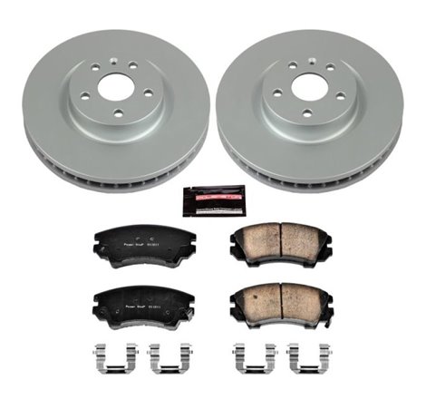 Power Stop 11-17 Chevrolet Caprice Front Z17 Evolution Geomet Coated Brake Kit