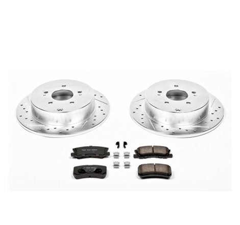 Power Stop 04-11 Mitsubishi Endeavor Rear Z23 Evolution Sport Brake Kit