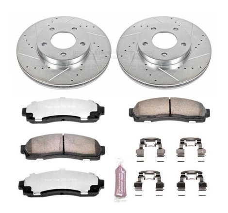 Power Stop 01-07 Ford Escape Front Z36 Truck & Tow Brake Kit