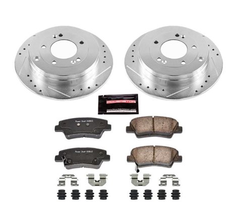 Power Stop 07-09 Kia Amanti Rear Z23 Evolution Sport Brake Kit