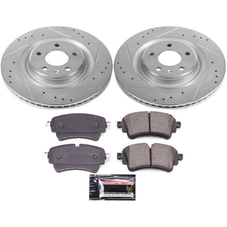 Power Stop 17-19 Audi A4 Rear Z23 Evolution Sport Brake Kit