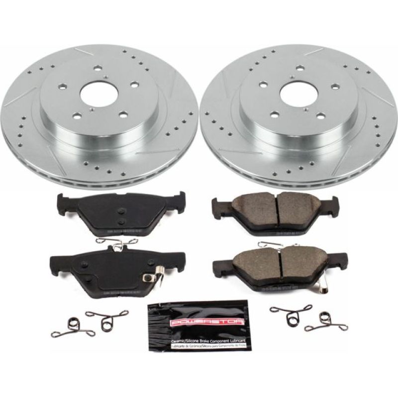 Power Stop 15-18 Subaru Legacy Rear Z23 Evolution Sport Brake Kit