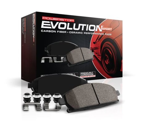 Power Stop 15-19 Audi A3 Front Z23 Evolution Sport Brake Pads w/Hardware