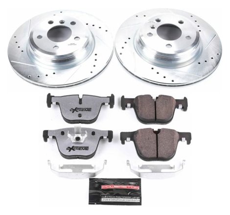 Power Stop 15-16 BMW 328i xDrive Rear Z26 Street Warrior Brake Kit