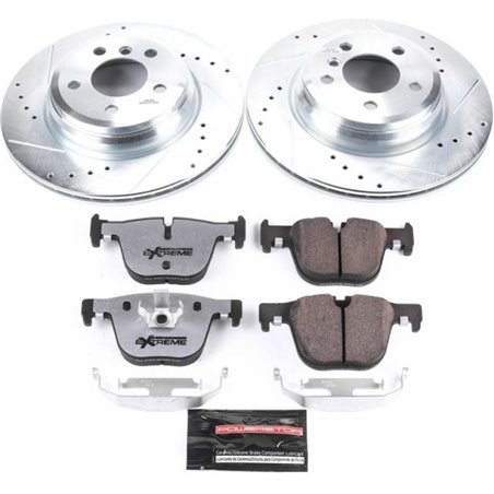 Power Stop 15-16 BMW 328i xDrive Rear Z26 Street Warrior Brake Kit