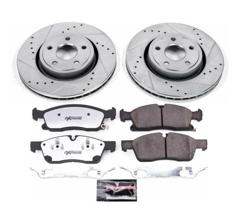 Power Stop 16-19 Jeep Grand Cherokee Front Z36 Truck & Tow Brake Kit