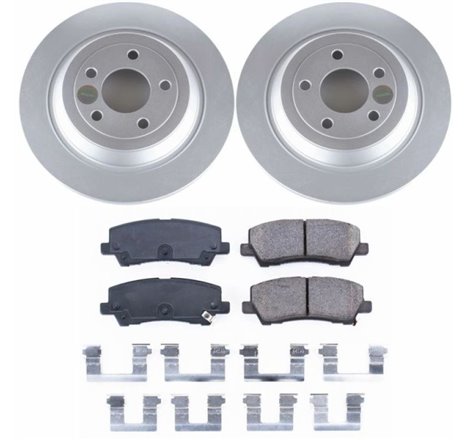 Power Stop 15-19 Ford Mustang Rear Z17 Evolution Geomet Coated Brake Kit