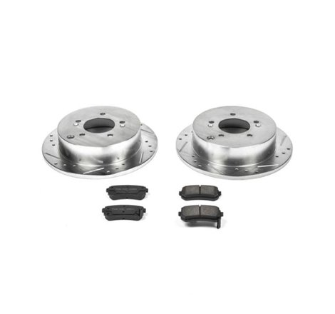 Power Stop 10-15 Hyundai Tucson Rear Z23 Evolution Sport Brake Kit