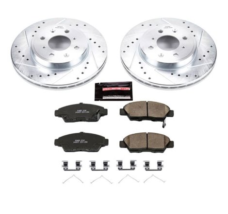 Power Stop 15-19 Honda Fit Front Z23 Evolution Sport Brake Kit