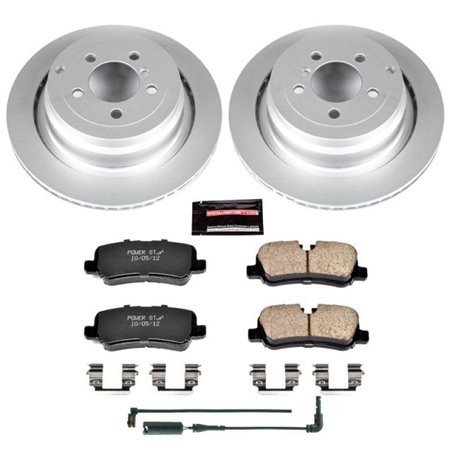 Power Stop 06-12 Land Rover Range Rover Rear Z23 Evolution Sport Coated Brake Kit