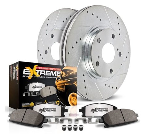 Power Stop 98-02 Ford Ranger Front Z36 Truck & Tow Brake Kit